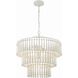 Tiana 3 Light 20.5 inch Matte White Chandelier Ceiling Light