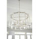Carson 6 Light 28 inch Polished Nickel Lantern Chandelier Ceiling Light