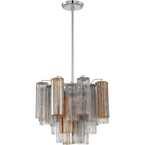 Addis 4 Light 17.75 inch Polished Chrome Chandelier Ceiling Light in Autumn
