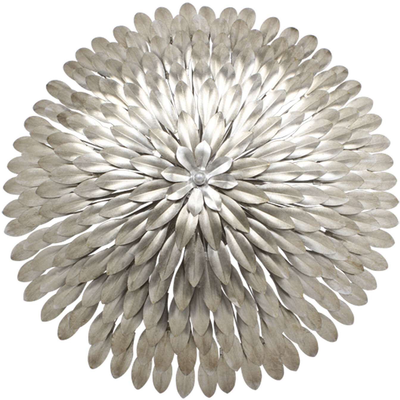 Broche 8 Light 30 inch Antique Silver Semi Flush Ceiling Light