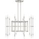 Aries 20 Light 40 inch Polished Nickel Chandelier Ceiling Light