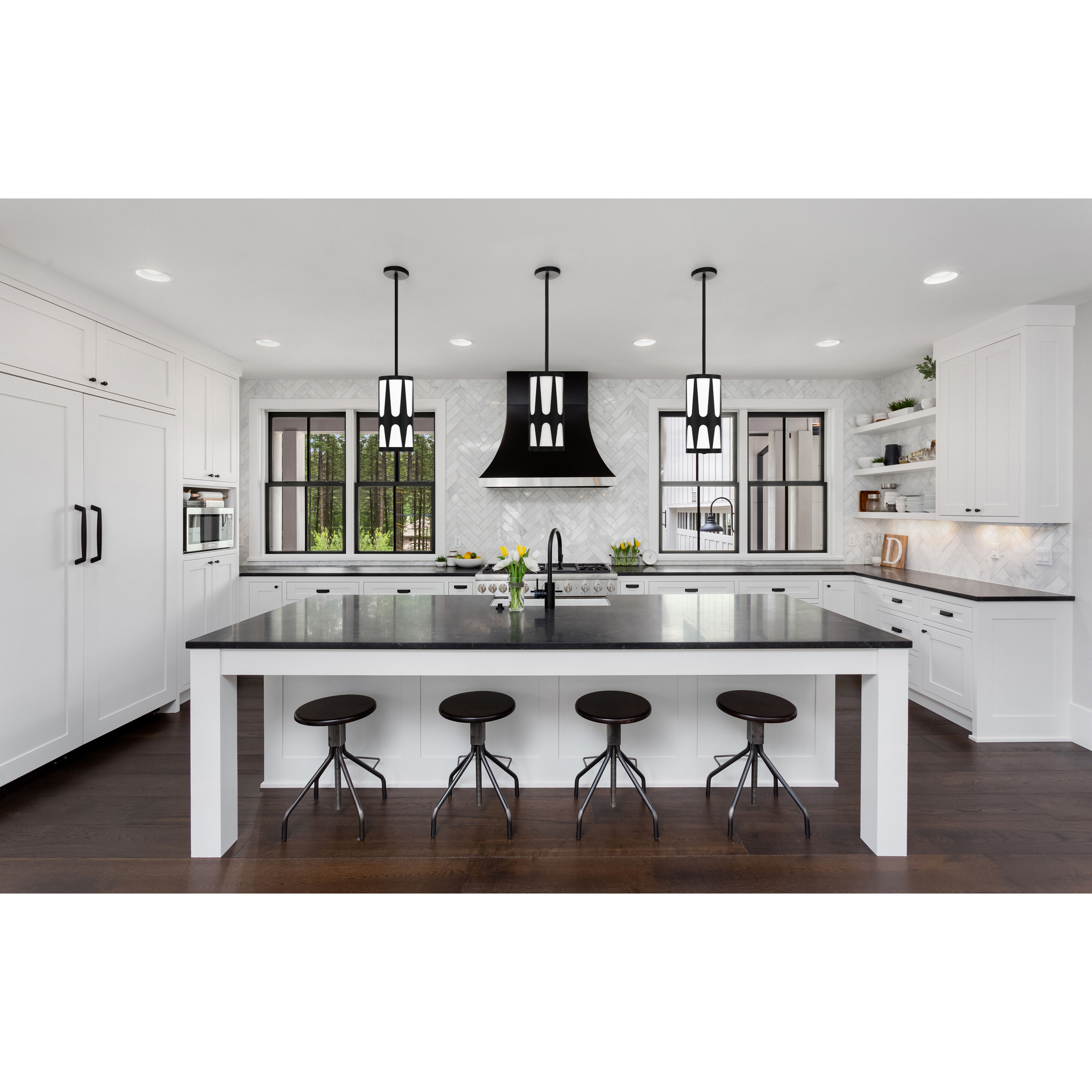 Royston 1 Light 7 inch Black Mini Pendant Ceiling Light