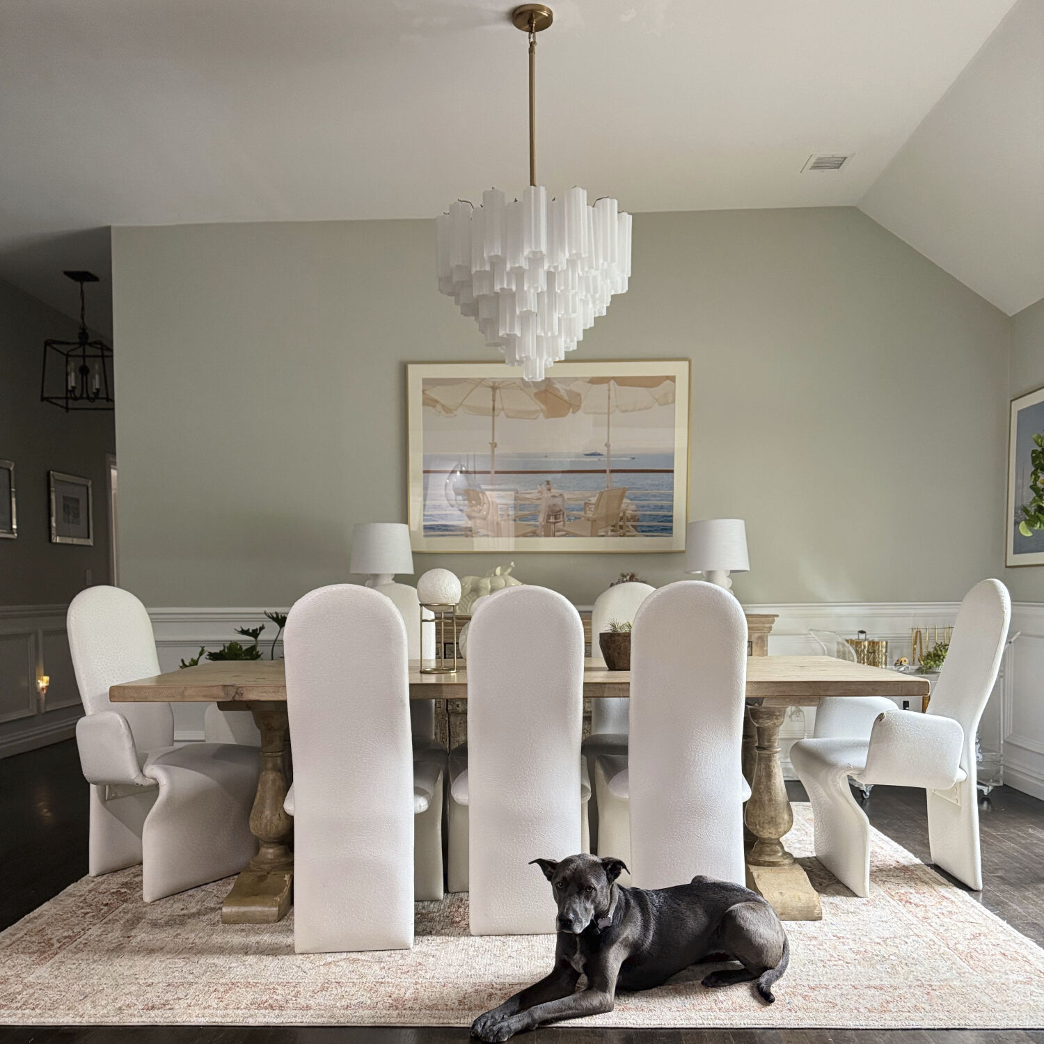 Addis 12 Light 26.75 inch Aged Brass Chandelier Ceiling Light in Tronchi Glass White