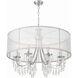 Hampton 8 Light 32 inch Polished Chrome Chandelier Ceiling Light