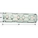 Jennings LED 24 inch Polished Nickel Bathroom Vanity Light Wall Light