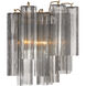 Addis 2 Light 14.5 inch Aged Brass Bath Vanity Light Wall Light in Smoke
