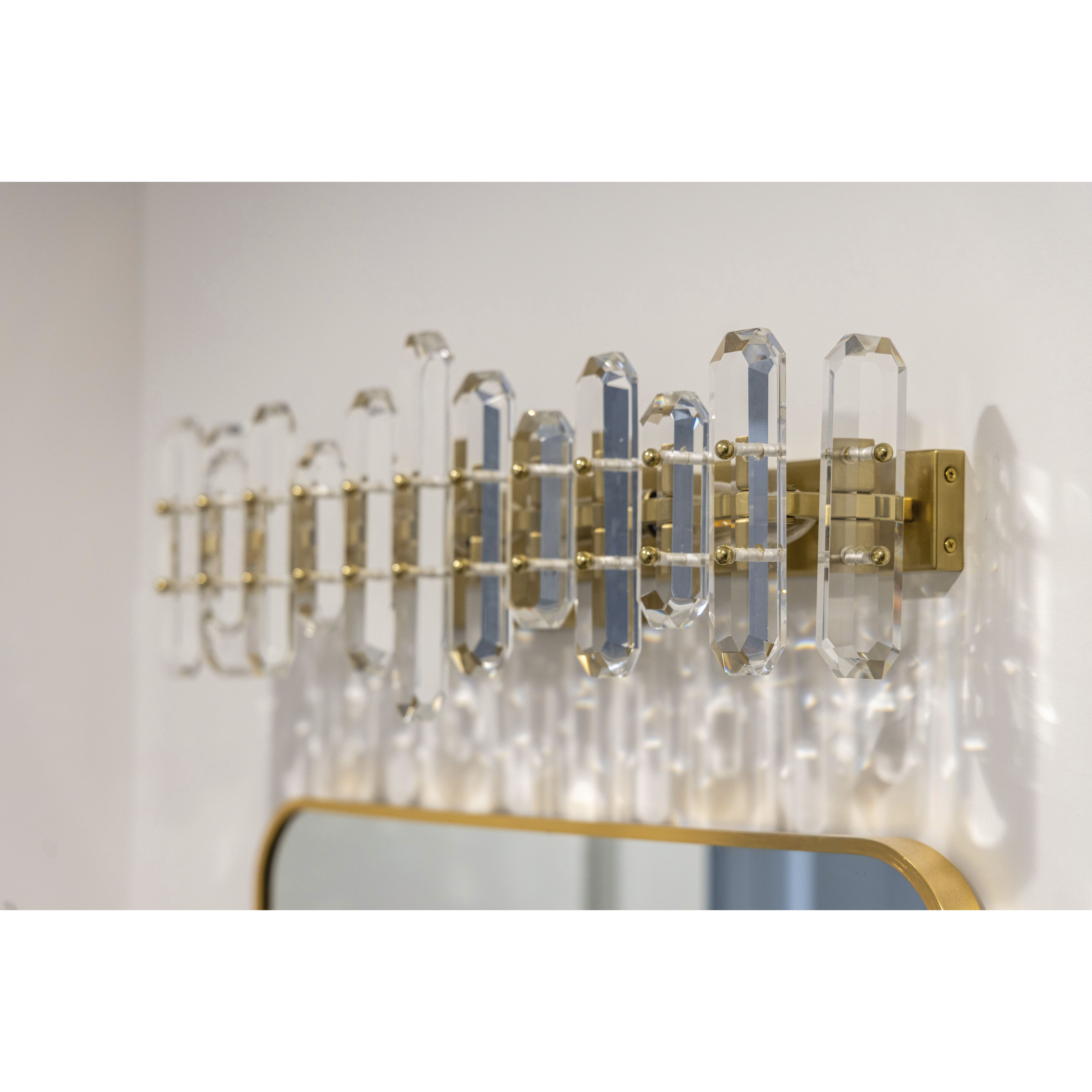 Bolton 3 Light 25.25 inch Aged Brass Bathroom Vanity Light Wall Light