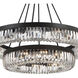 Alister 26 Light 42 inch Charcoal Bronze Chandelier Ceiling Light