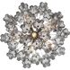 Addis 6 Light 19.75 inch Polished Chrome Chandelier Ceiling Light in Tronchi Glass Smoke