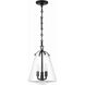 Voss 3 Light 11 inch Matte Black Pendant Ceiling Light
