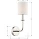 Bailey 1 Light 4.75 inch Polished Nickel Sconce Wall Light