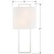 Fremont Bath Wall Light in Polished Nickel