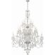 Traditional Crystal 25 Light 45 inch Polished Chrome Chandelier Ceiling Light