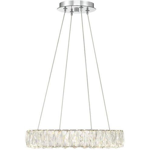 Kinsley 1 Light 18 inch Polished Chrome Chandelier Ceiling Light