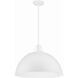 Soto 1 Light 20 inch White Pendant Ceiling Light