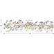 Marselle 5 Light 42 inch Antique Silver Bathroom Vanity Light Wall Light