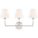 Sylvan Bath Vanity Light Wall Light in Brushed Nickel