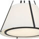 Fulton 3 Light 20 inch Black Pendant Ceiling Light