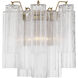 Addis Wall Sconce Wall Light in Tronchi Glass Clear