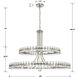 Clover 24 Light 39.25 inch Brushed Nickel Chandelier Ceiling Light