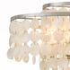 Brielle 6 Light 30 inch Antique Silver Linear Chandelier Ceiling Light