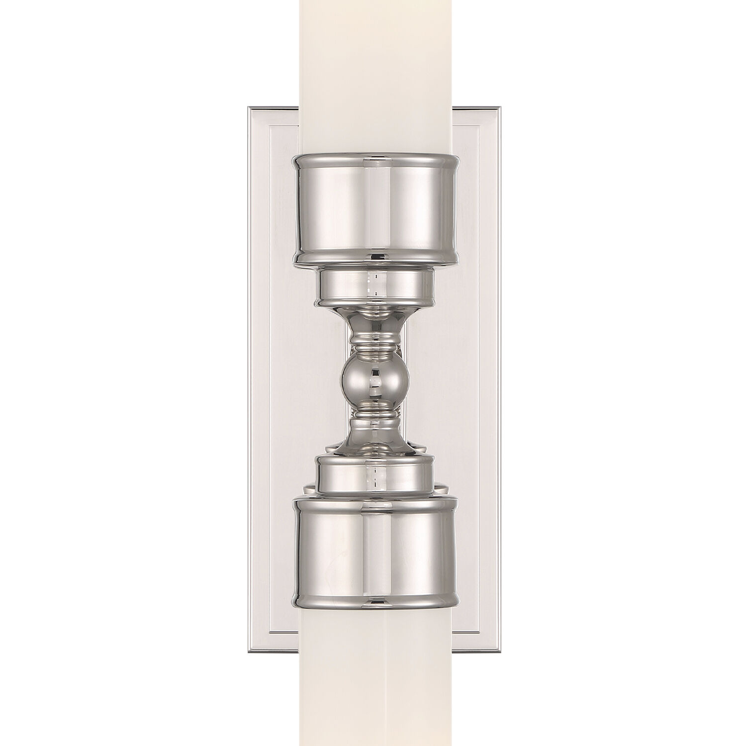 Wilcox Bath Wall Light in Polished Nickel