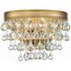 Calypso 2 Light 10.75 inch Vibrant Gold Sconce Wall Light