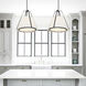 Fulton 3 Light 20 inch Black Chandelier Ceiling Light