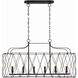 Zucca 6 Light 42.5 inch English Bronze and Antique Gold Chandelier Ceiling Light