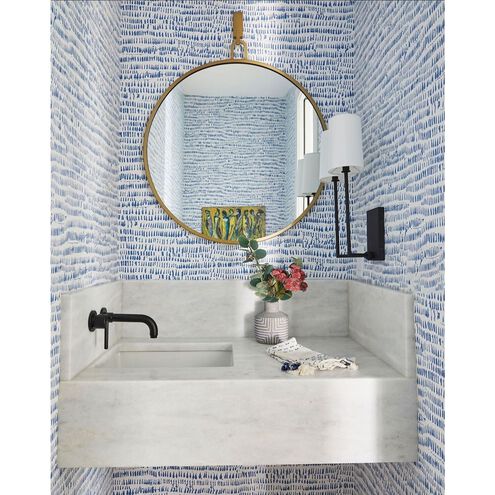 Lena 2 Light 10 inch Black Forged Sconce Wall Light