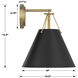 Xavier Bath Sconce Wall Light in Vibrant Gold