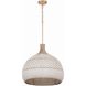 Zanzibar 5 Light 21 inch Soft Gold Pendant Ceiling Light