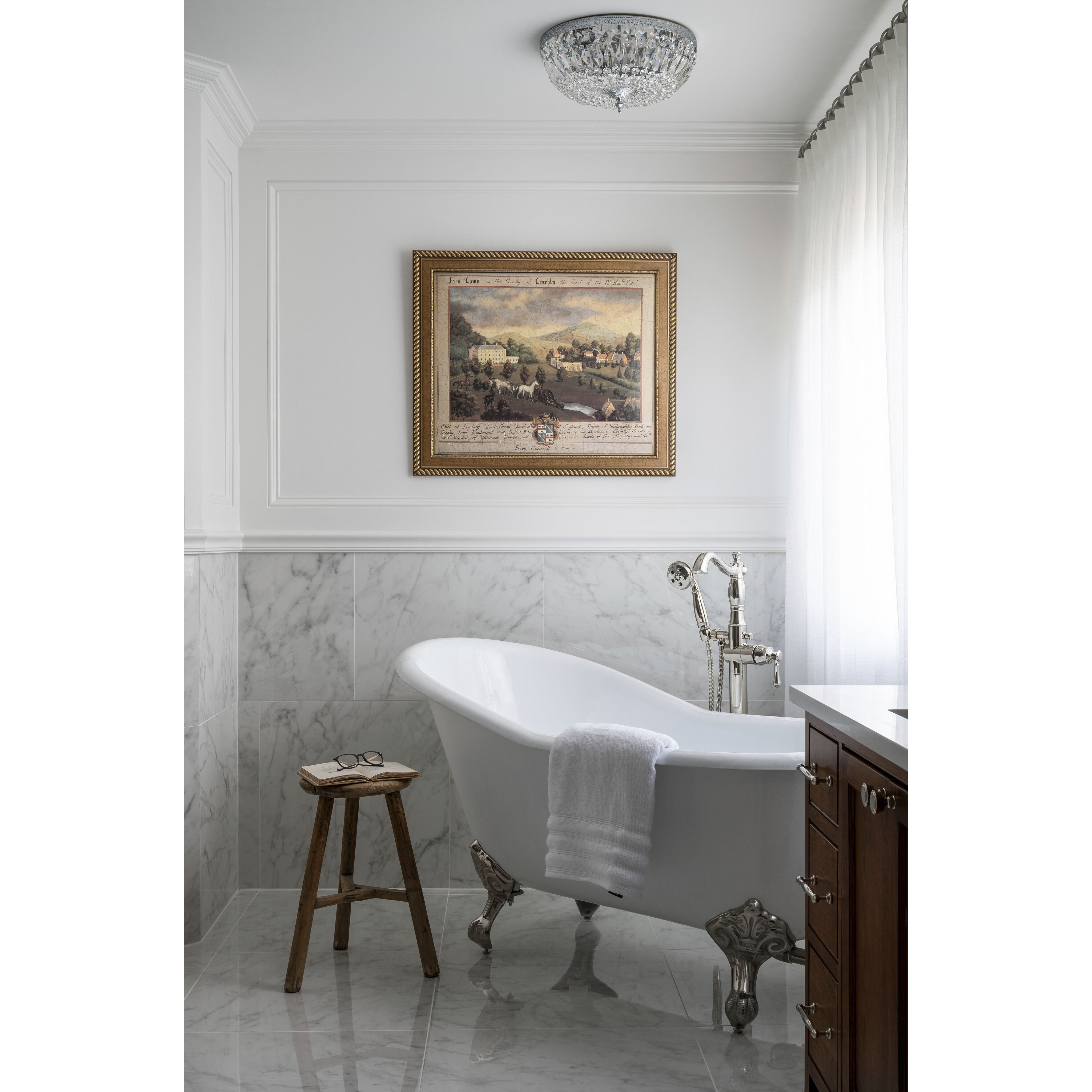 Waltham 3 Light 12 inch Polished Chrome Flush Ceiling Light in Clear Spectra