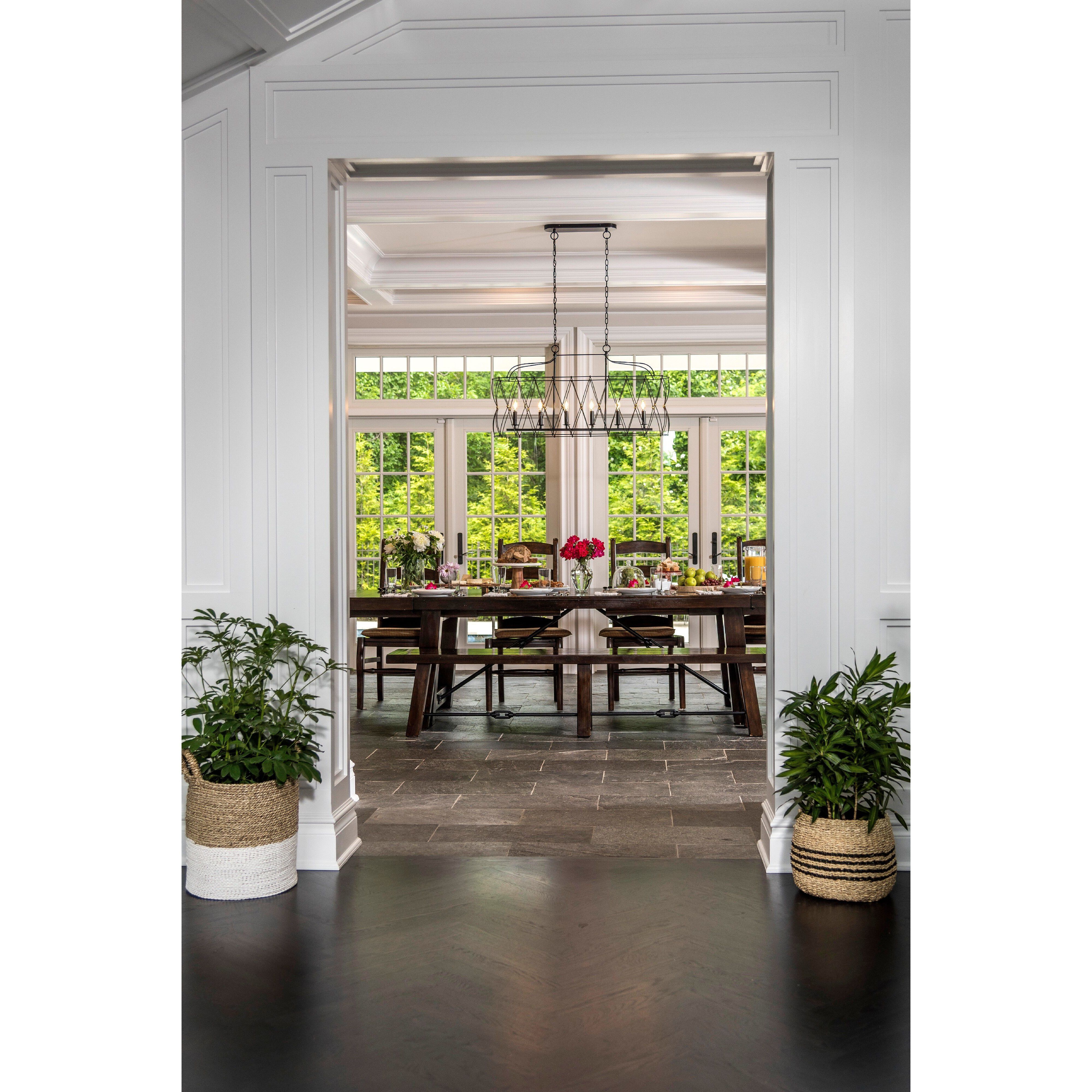 Zucca 6 Light 42.5 inch English Bronze and Antique Gold Chandelier Ceiling Light