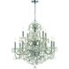 Imperial 12 Light 29.5 inch Polished Chrome Chandelier Ceiling Light in Clear Spectra