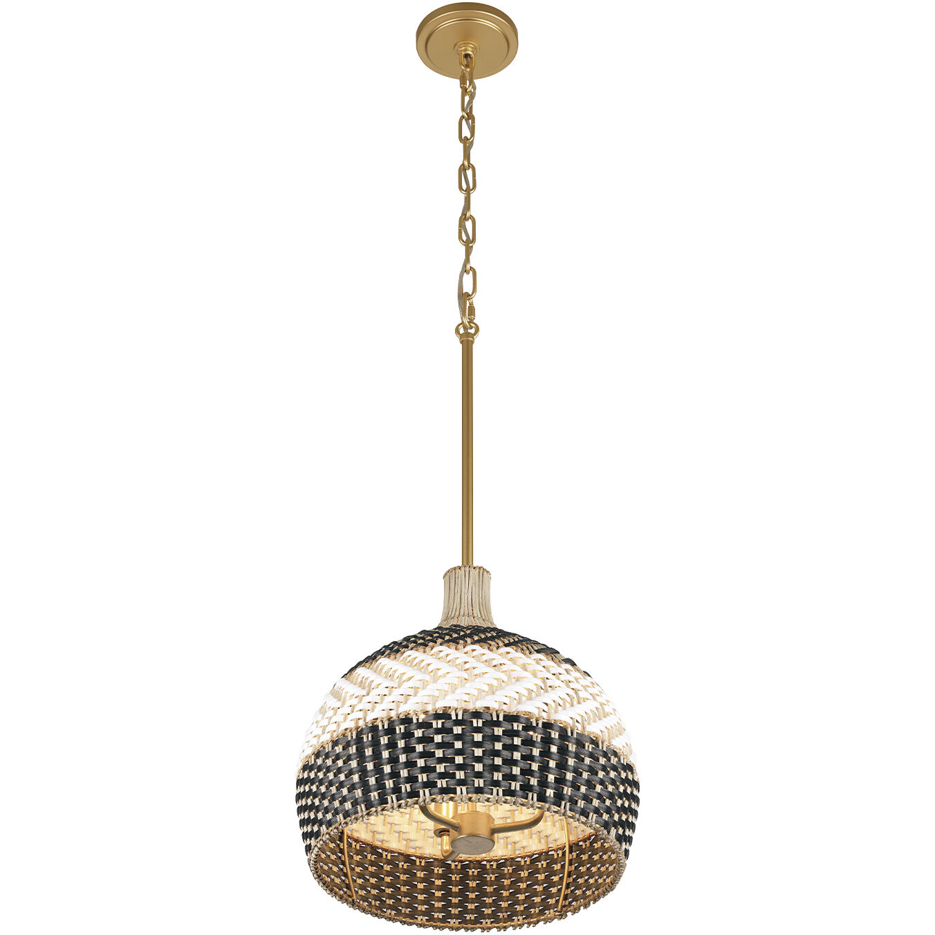 Zanzibar Pendant Ceiling Light in Soft Gold
