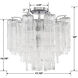 Addis 4 Light 17.75 inch Polished Chrome Semi Flush Ceiling Light in Clear