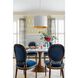 Alston 6 Light 20 inch Matte White and Antique Gold Pendant Ceiling Light