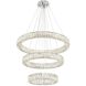 Kinsley 1 Light 32 inch Polished Chrome Pendant Ceiling Light
