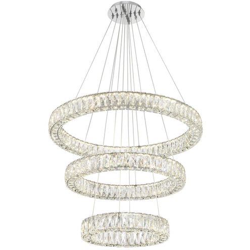 Kinsley 1 Light 32 inch Polished Chrome Pendant Ceiling Light