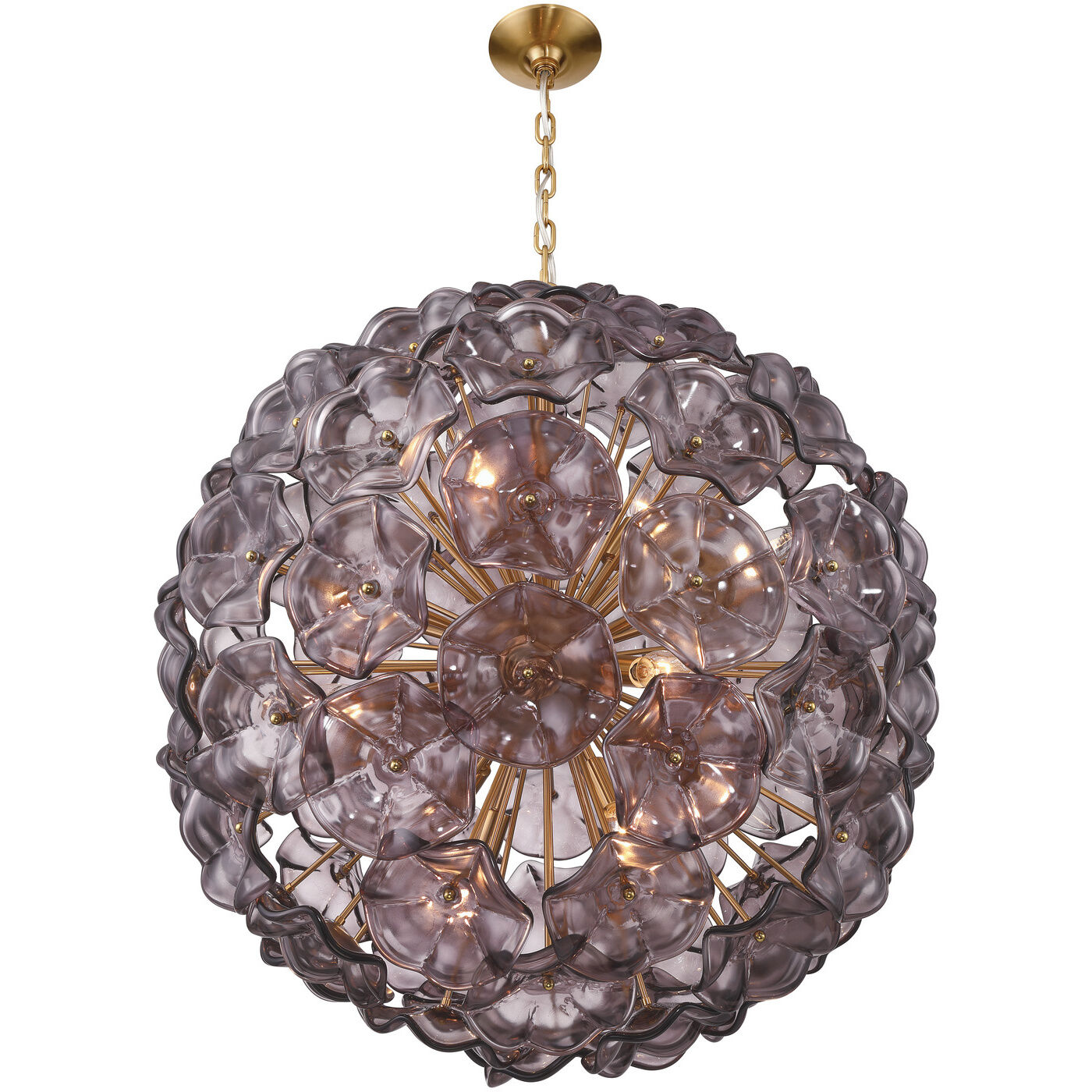 Esme 12 Light 28 inch Aged Brass Chandelier Ceiling Light