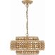 Silas 4 Light 16 inch Burnished Silver Pendant Ceiling Light