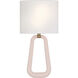 Jori Bath Wall Light in Aged Brass and Blush
