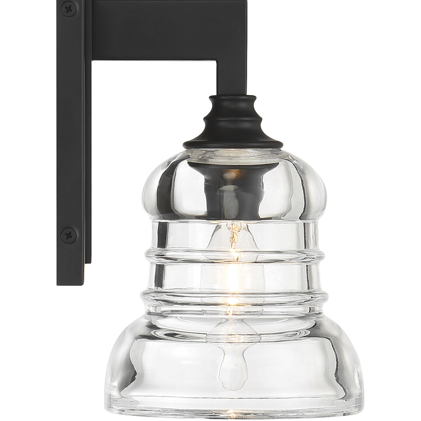 Gregory Bath Sconce Wall Light in Matte Black