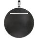 Alston 50 X 40 inch Matte Black Mirror