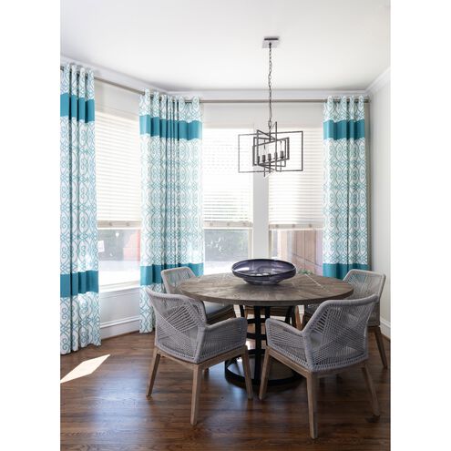 Capri 5 Light 24 inch Raw Steel Chandelier Ceiling Light