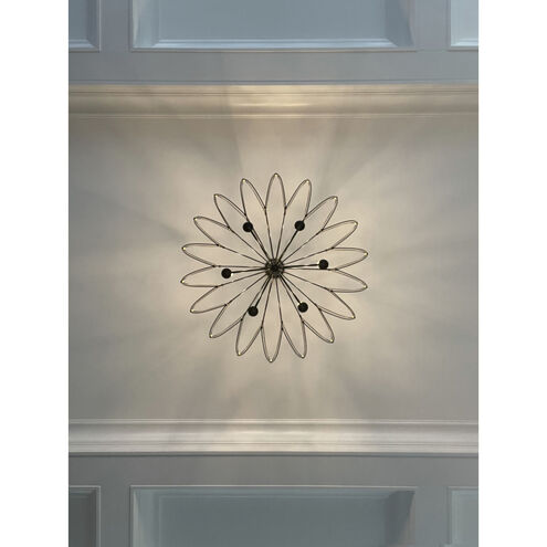 Zucca 6 Light 38.25 inch English Bronze and Antique Gold Chandelier Ceiling Light