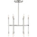 Aries 12 Light 23 inch Polished Nickel Chandelier Ceiling Light