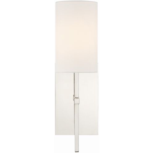 Veronica Sconce Wall Light in Polished Nickel