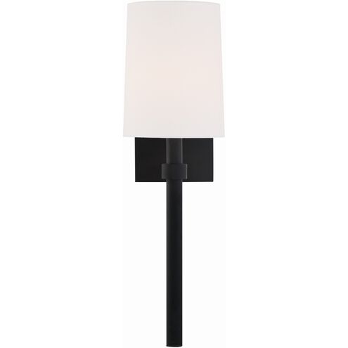Bromley 1 Light 5.5 inch Black Forged Sconce Wall Light